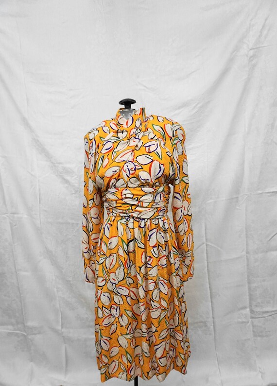 Adele Simpson Neiman Marcus Vintage Silk Dress