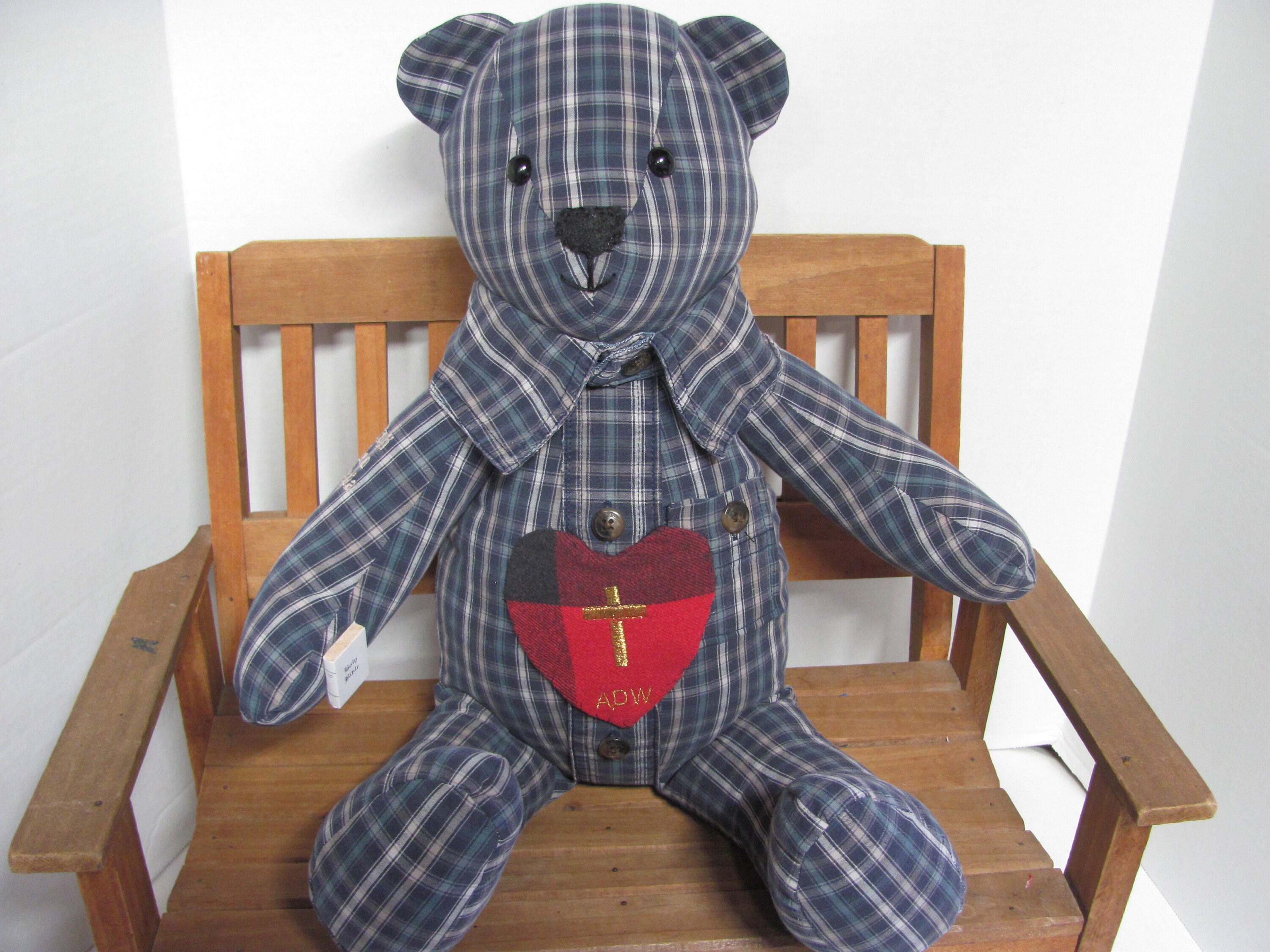 Bears,memory Bear, Keepsake Bear, Bear Made From Clothing, Teddy Bear,  Bereavement, Sympathy Bear, Memorial Bear, Unique Gift, 