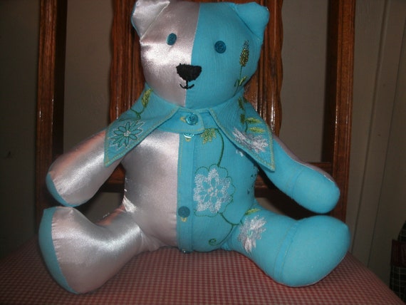 Unique gift, Keepsake Bear Bereavement Teddy Bear Memorial Bear Bears,Memory Bear Bear made from clothing Sympathy Bear