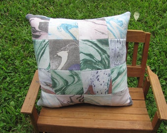 Patchwork memory pillow