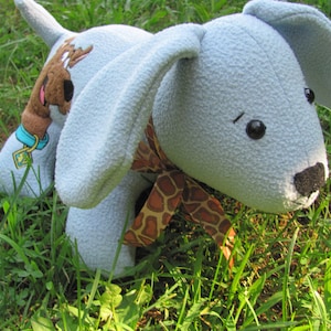 Memory Dog Keepsake: Custom Stuffed Animal Made From Loved One's Clothing