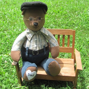 23-inch Memory Bear: Keepsake Teddy Bear Made from Clothing