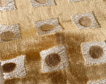 Cleopatra Velvet old gold  Fabric for Upholstery and Home Decorating