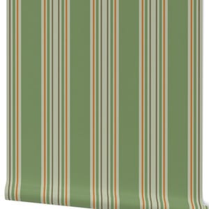 Willow Springs Stripe green Wallpaper