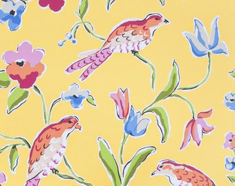 Peregrine Wallpaper color maize by Dana Gibson