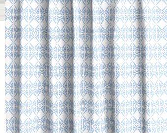 Horizon Sky Abstract Diamonds  Drapery Panel