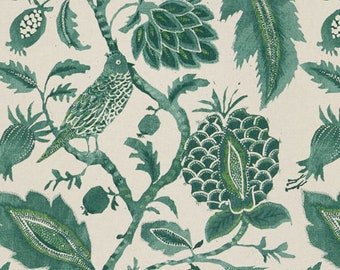 A Bird's Tale blue green 3-30 yards Fabric for Home Decorating