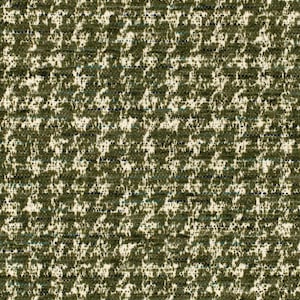 Van Dyke Houndstooth pine green Washable! Fabric for Upholstery and Home Decorating