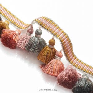 2.5" Renoir Tassel Fringe Trim sunrise