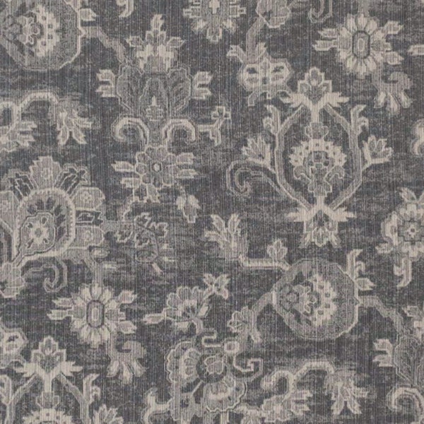 Fireside Tapestry graphite grey Fabric for Home Decorating and Upholstery