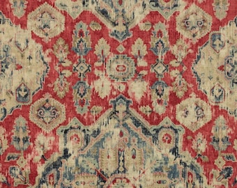 Fireside Ikat Fabric for Home Decorating and Upholstery