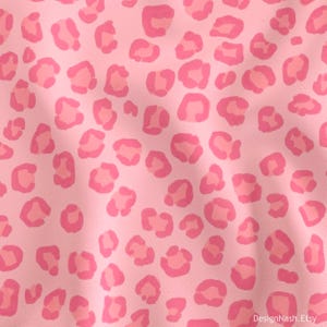 Sassy Pink Leopard Spots  Large scale Fabric for Home Decorating and Upholstery