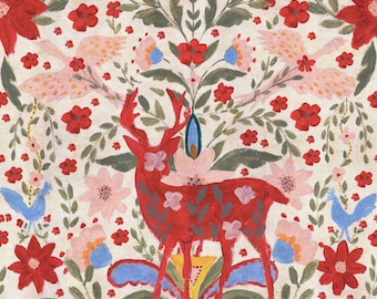 Folktale of Deer and Wildlife  Wallpaper/ Mural