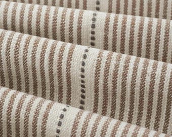 Wyatt brown Stripe for Home Decorating and Upholstery