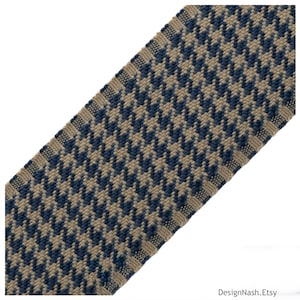 Navy Houndstooth Ribbon - Etsy