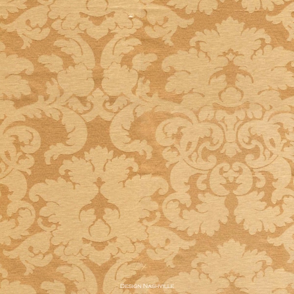 Donatello Damask butterscotch 2-20 yards