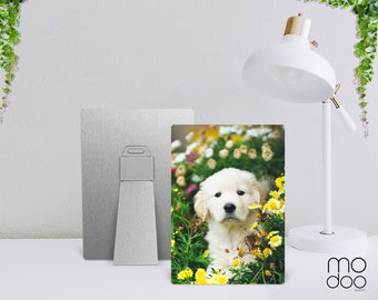 Metal Prints, Custom Pet Gifts, custom dog portrait, Desk Accessories, Personalized dog Photo, Photos On Metal, Mother's Day