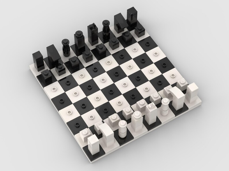 Miniature LEGO® Bricks Chess Game - Digital Instructions for Display ...