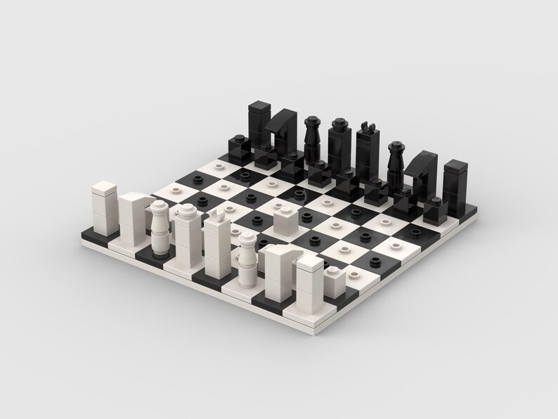 Miniature LEGO® Bricks Chess Game - Digital Instructions for Display ...