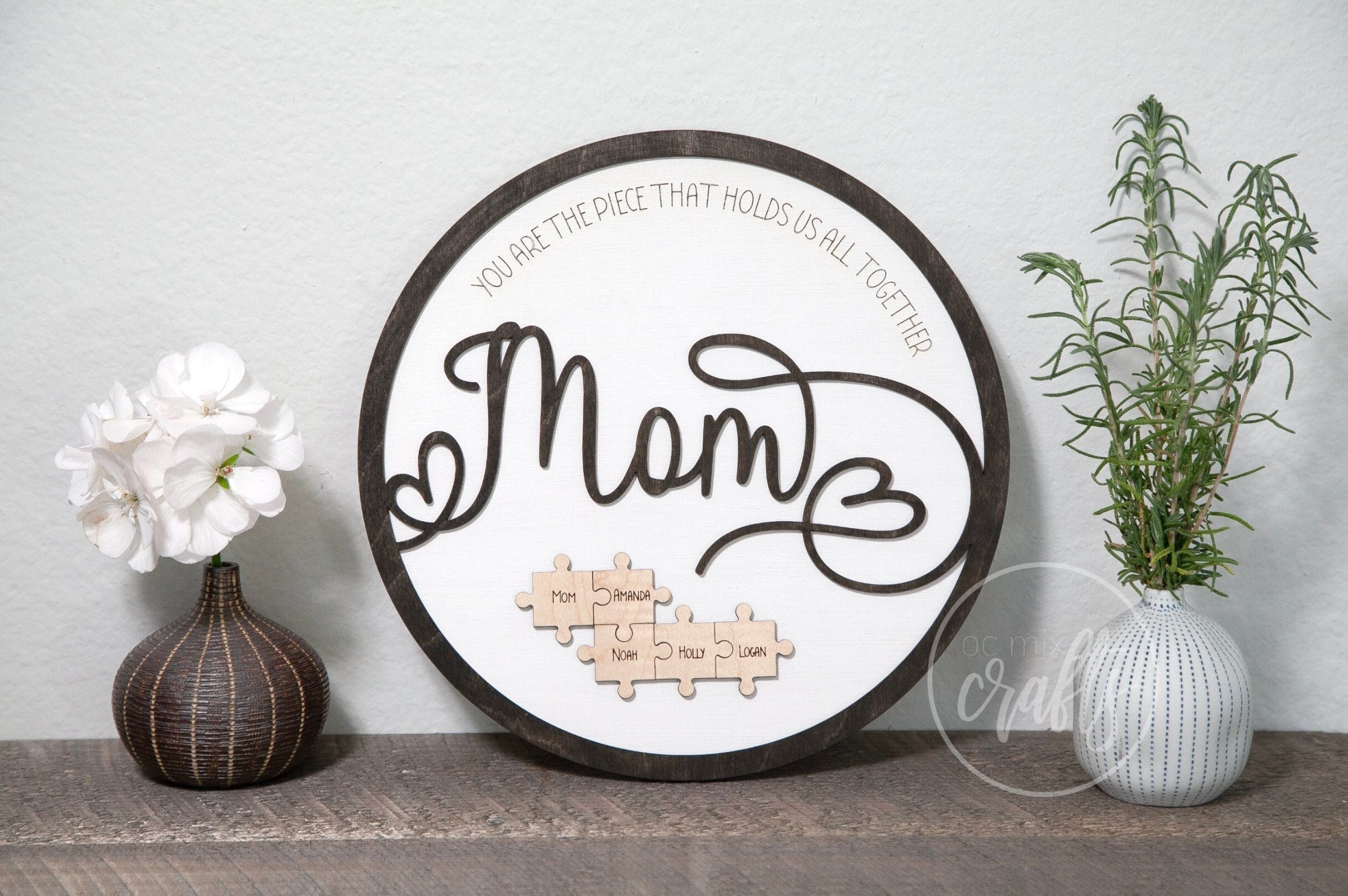 Mother's Day Gift You Are the Piece That Holds Us - Etsy