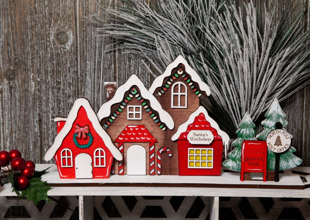 Christmas Village, Standing Christmas Decor, Christmas House Collection