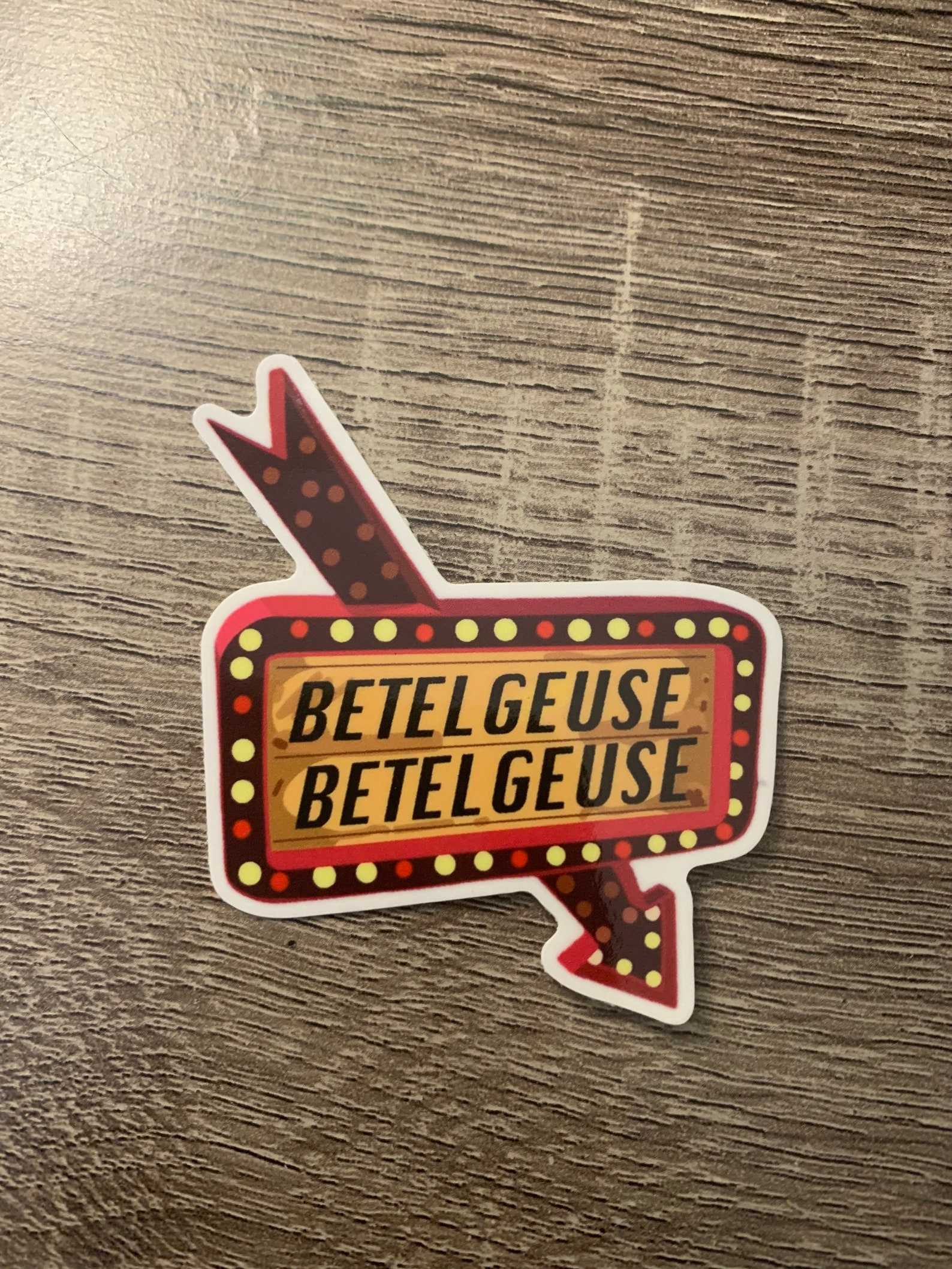 Betelgeuse Sign Vinyl Diecut Sticker | Etsy