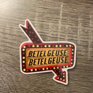 Betelgeuse Sign Vinyl Diecut Sticker | Etsy