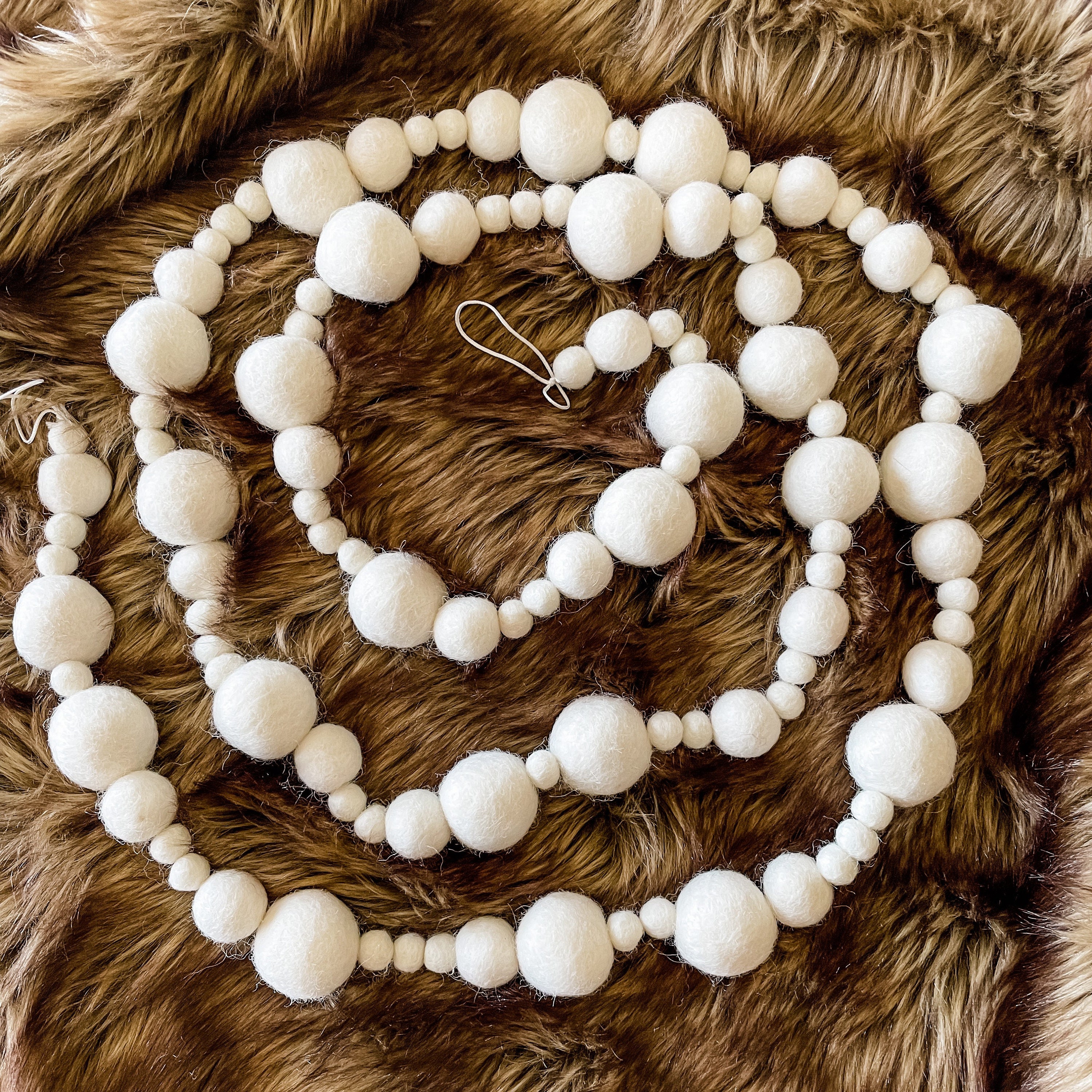 Wool Beads Garland – Nivas