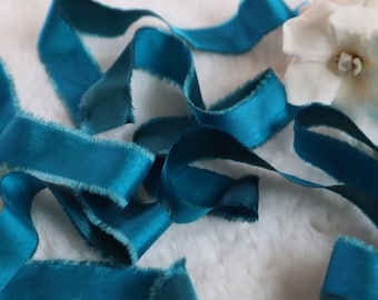 Mulberry Silk Ribbon, Blue Silk Ribbon, Bouquet Silk Ribbon, Silk Ribbon, Ribbon For Wedding, Wedding Silk Ribbon