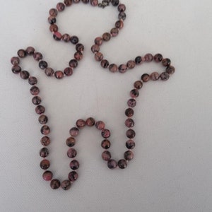 rhodonite necklace