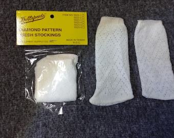 doll socks (1 pair) mesh stockings