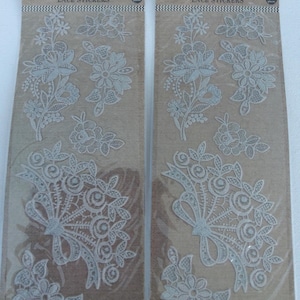 Klöppelbriefe (2 Packungen) Schmuckglas