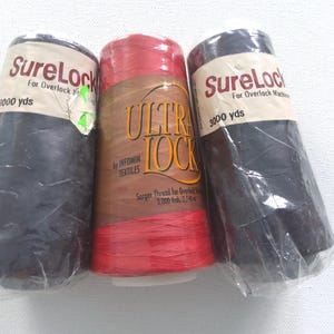 filo per taglia e cuci (3 coni) Ultra-Lock e SureLock