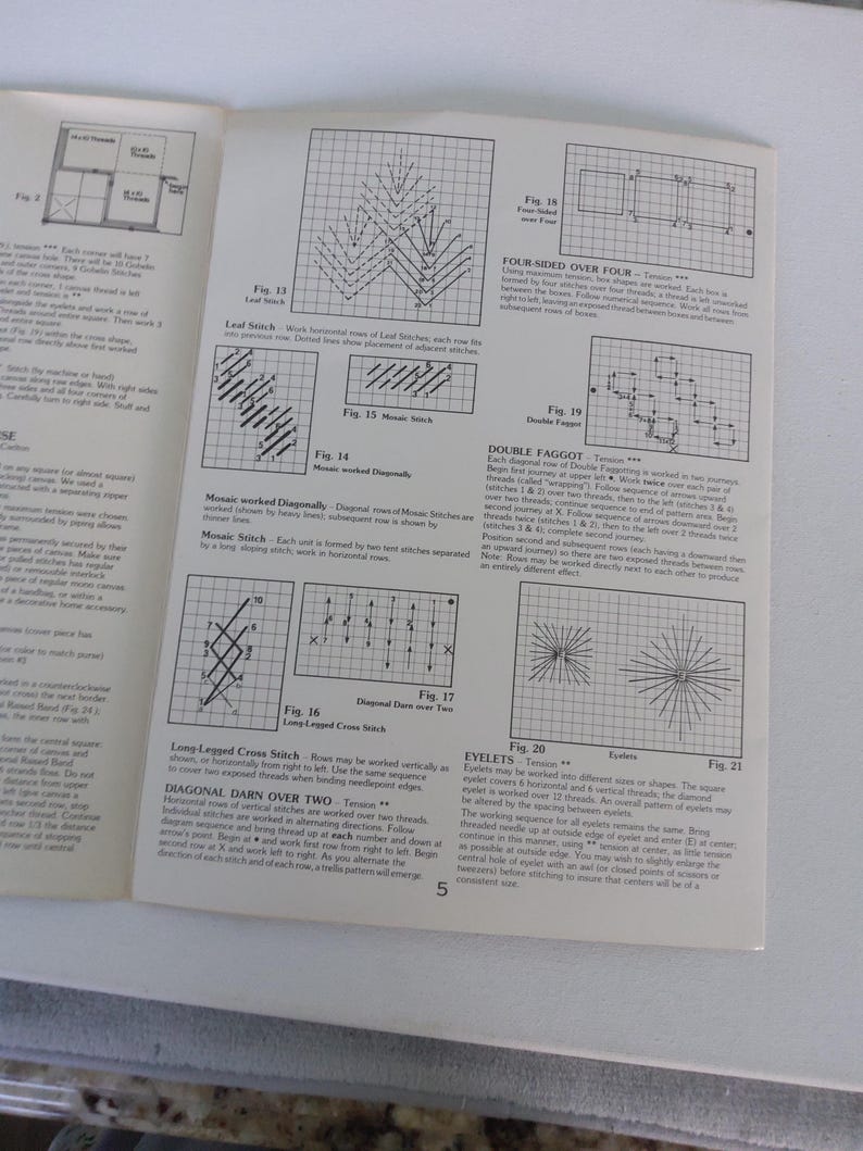 pulled thread work - patterns image 2