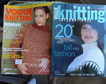Revista de tejido - Vogue Knitting International (1 de cada)