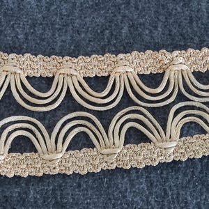 vintage loop trim, beige (2+ yards)