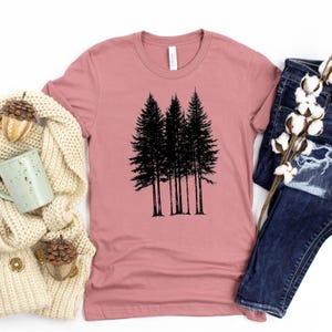 Pine Tree Shirt, Forest shirt, Camping Shirt, Nature T shirt, Hiking Shirt, Nature Shirt, Adventure Shirt, Outdoor Shirt, graphic tshirt