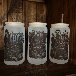 ハロウィンホラーガラスカップ