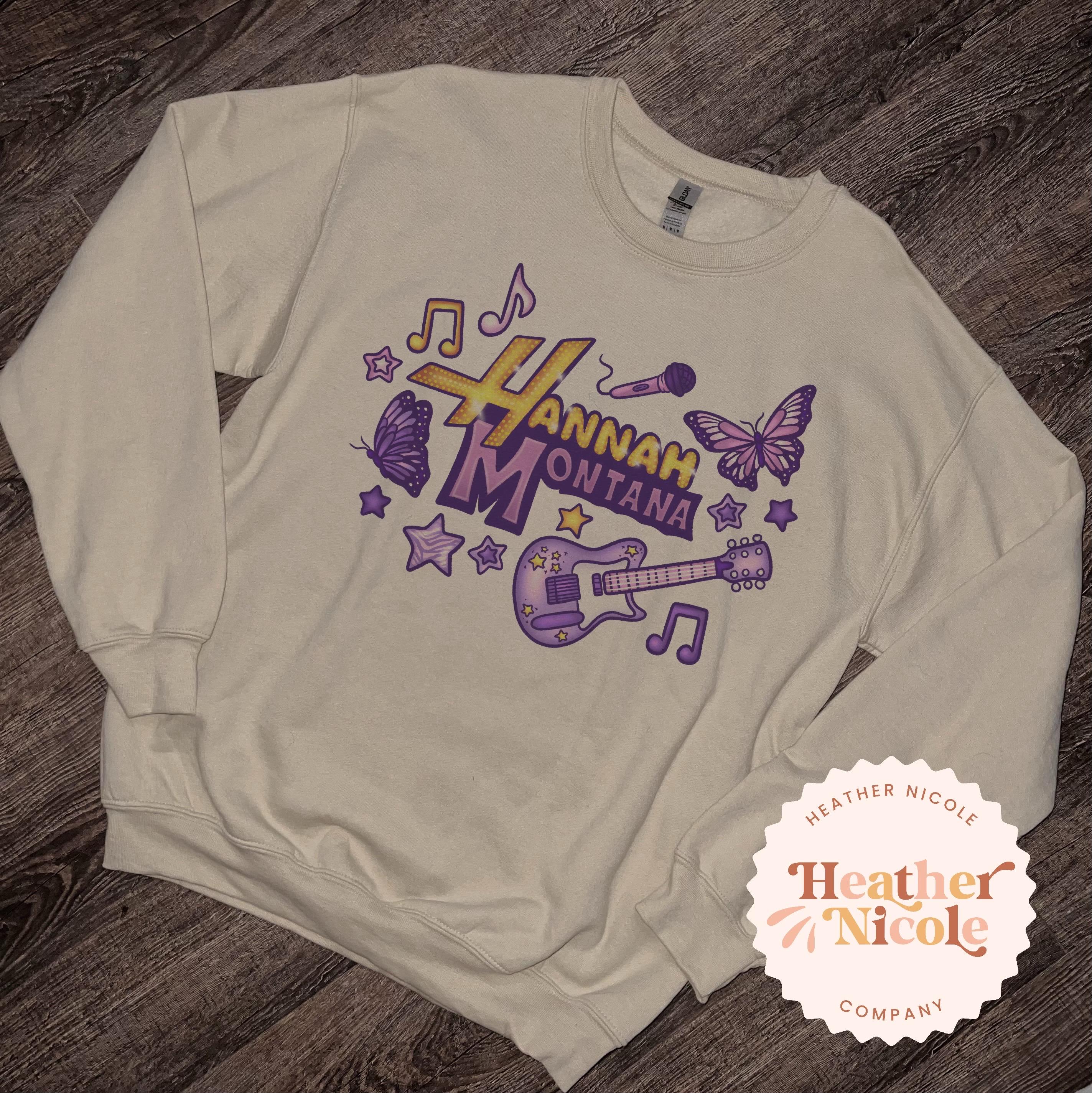 Retro Cartoon | Hannah, Montana, Nostalgia | Sweatshirt, Crewneck ...