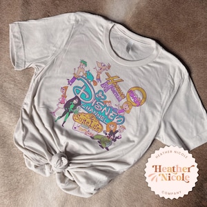 Dibujos animados retro / HSM, Hannah, Lizzie, Suite Life, Wizards Waverly, Nostalgia / Camiseta, Bella Canvas / Década de 2000, Y2K, Vintage, Merchandising, Regalo /