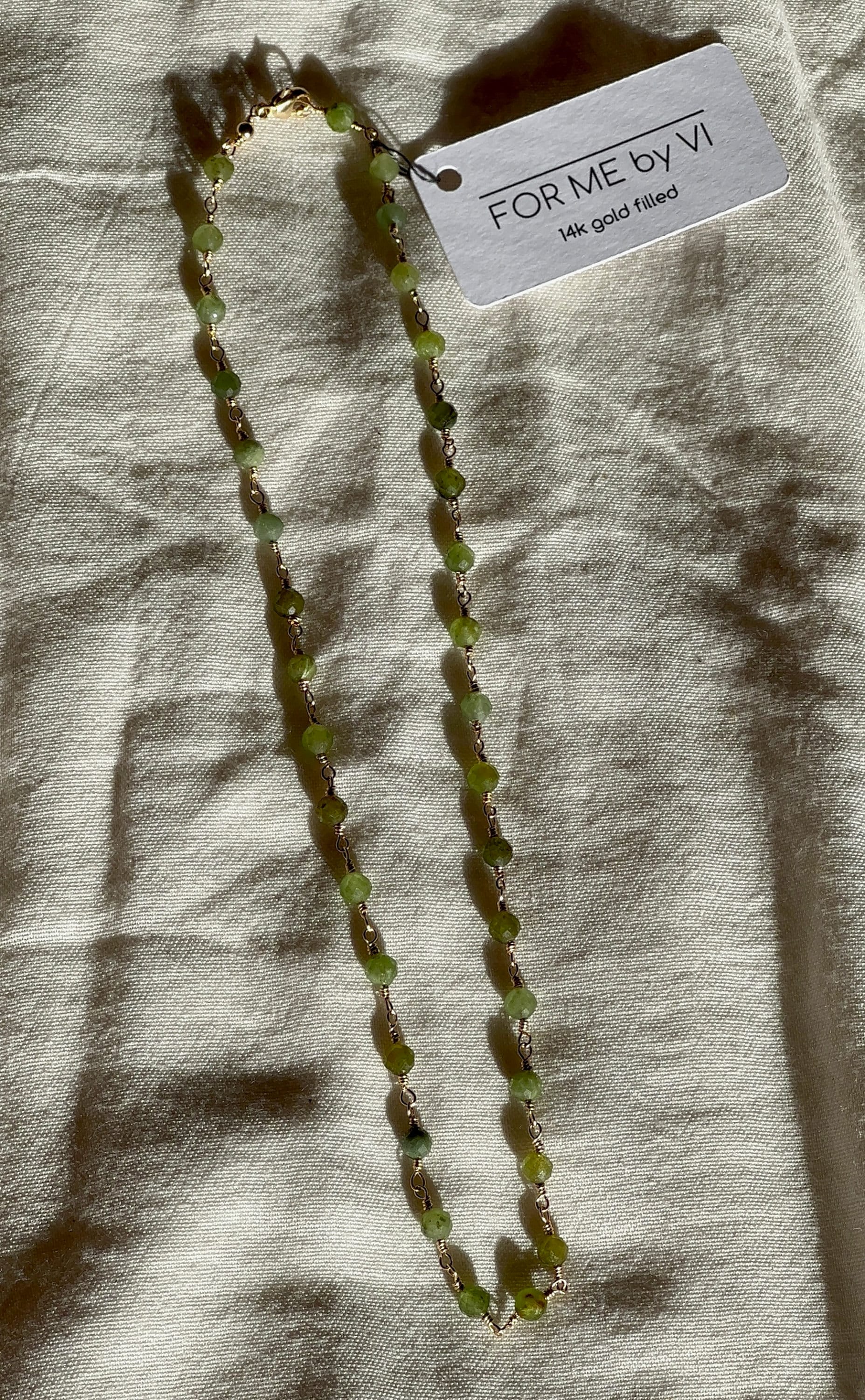 Nazareth Store Rosario Anglicano In Vera Giada Verde Con Croce Celtica – Coroncina Fatta A Mano 25cm