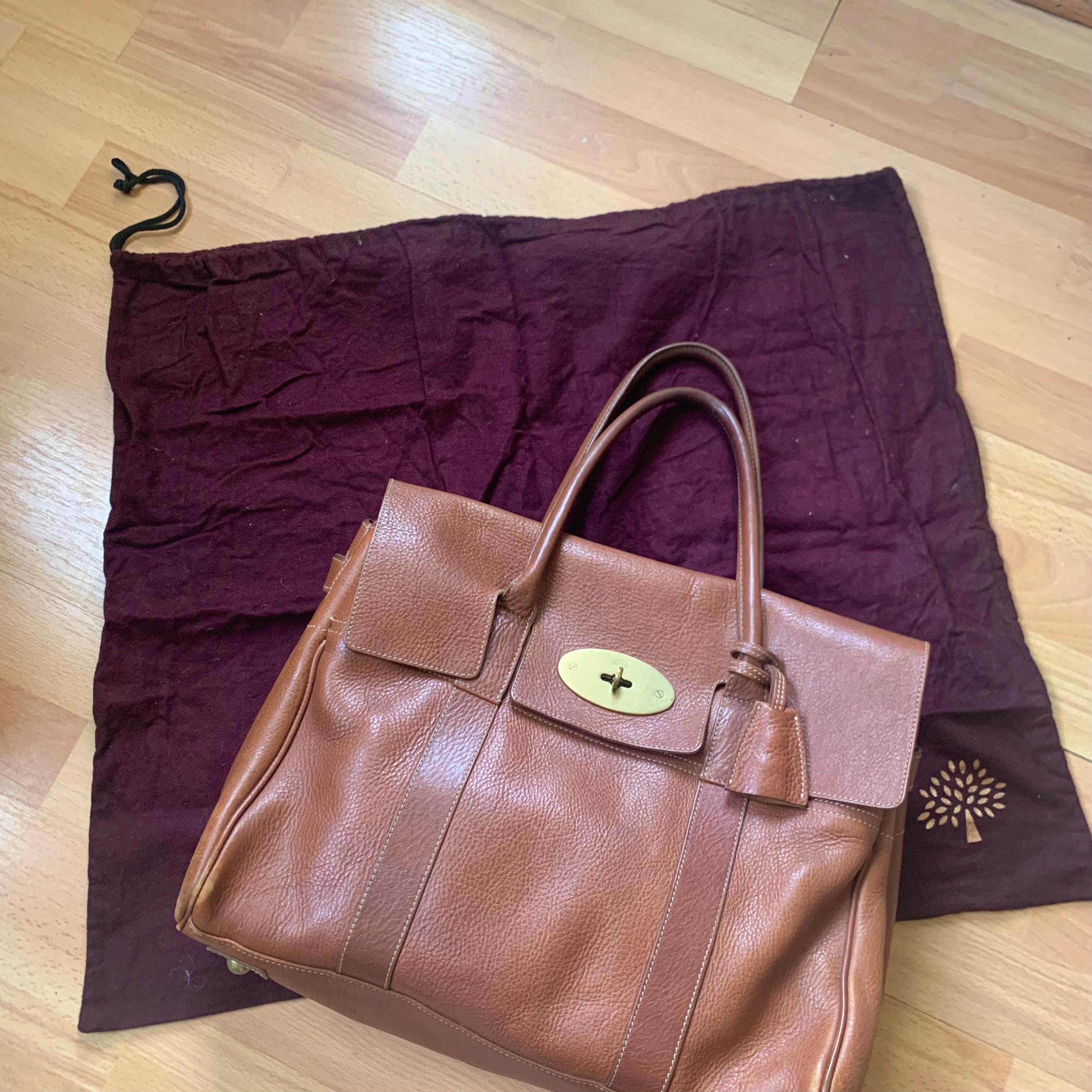 Preloved Mulberry Bayswater in Eiche mit Dustbag UVP 1700 Etsy