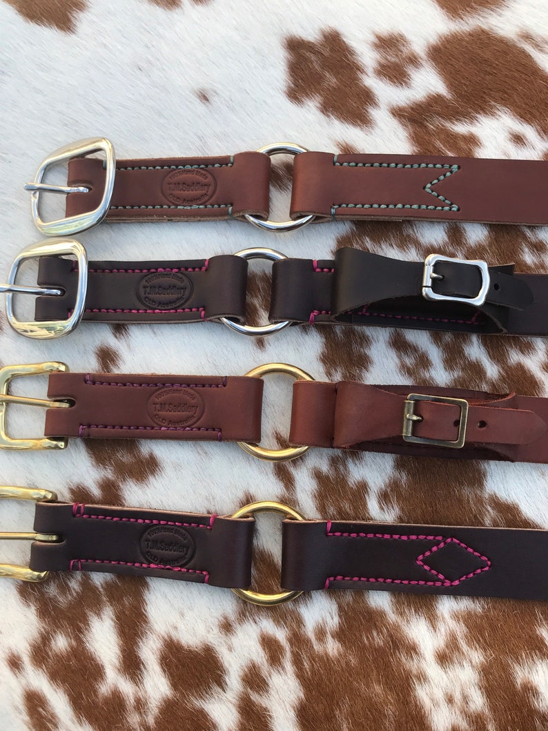 Australian hobble belt with folding pocket knife pouch. Single Etsy