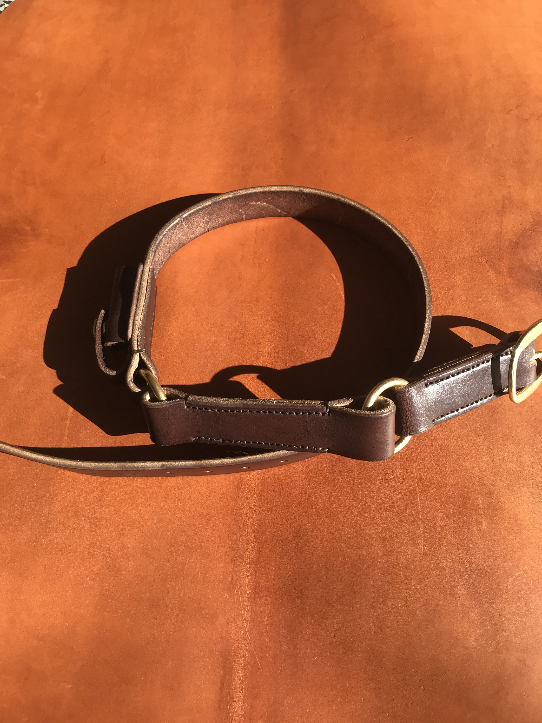 Australian hobble belt with folding pocket knife pouch. Double Etsy