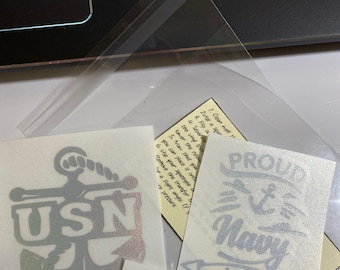 USN Decals, Navy Decal, Navy Stickers, Navy Car Decals, Proud Navy Mom, USN, My favorite person is in the Navy