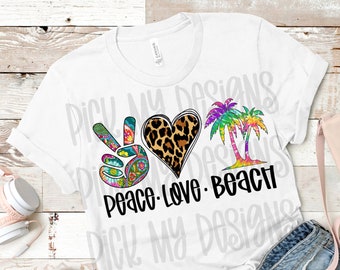 Free Free 253 Peace Love Beach Svg SVG PNG EPS DXF File