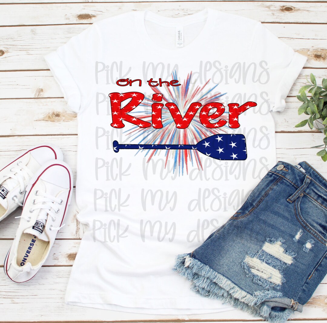 River 4th of July Png Sublimation Design Sublimation Etsy