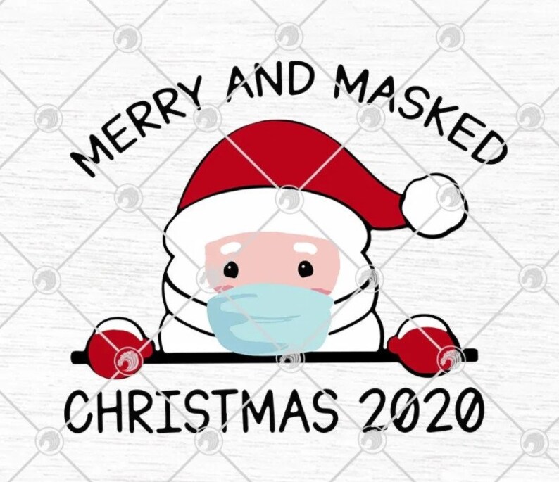 Download Snowman Merry And Masked Christmas 2020 Quarantine svg png ...