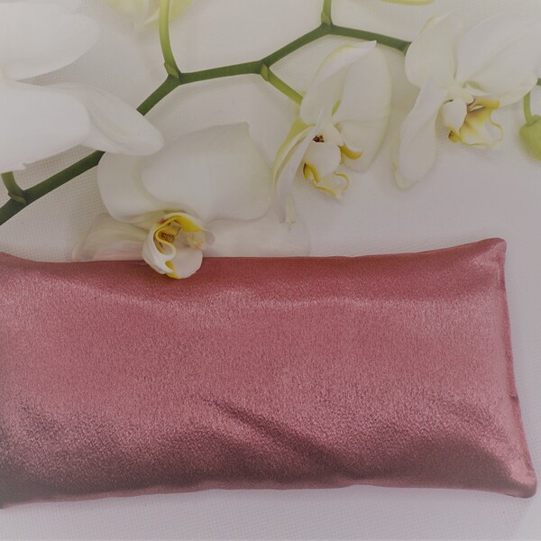 Satin Flax Seed Eye Pillow Etsy
