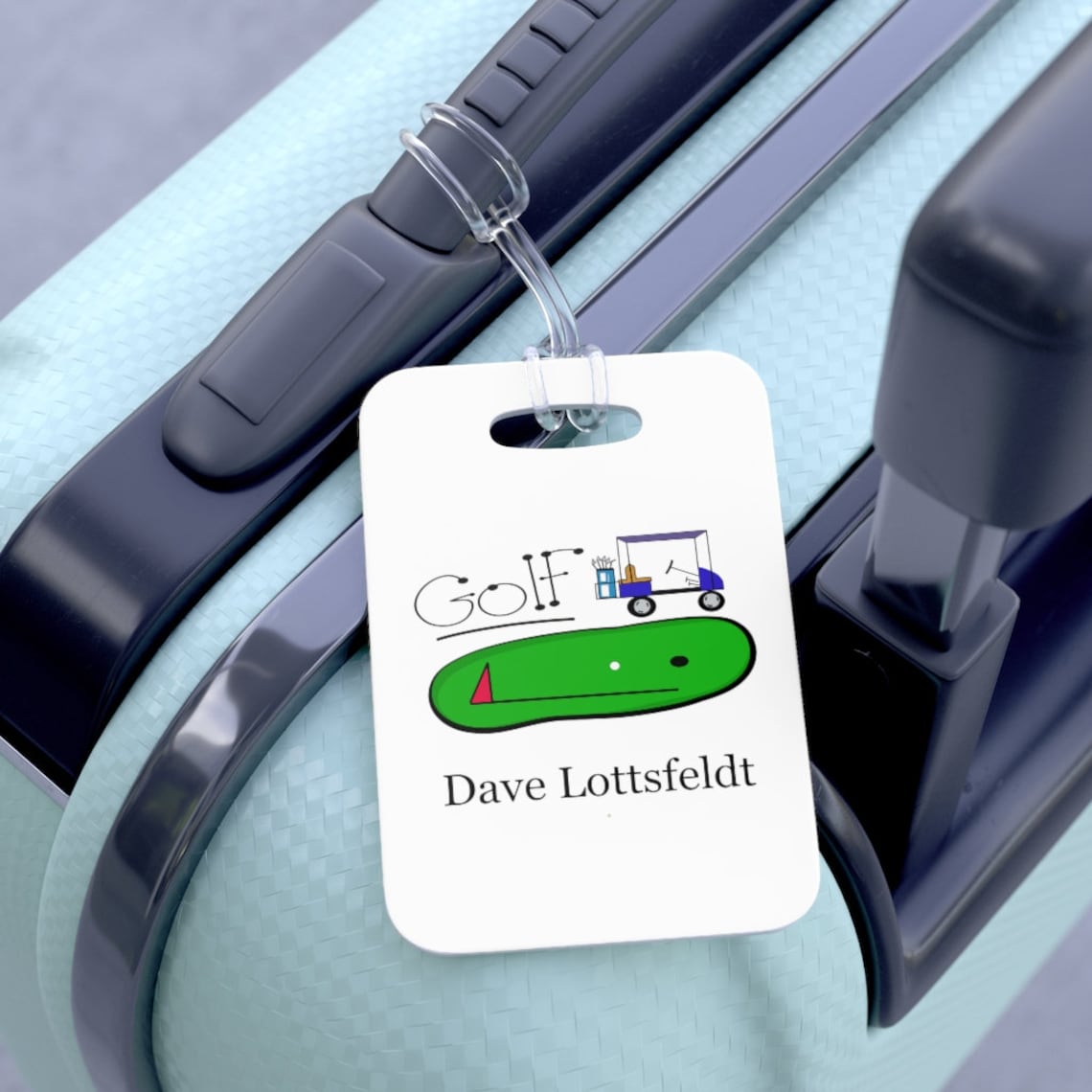 Personalized Golf Bag Tag Golf Tag Luggage Tag Golf Bag Etsy